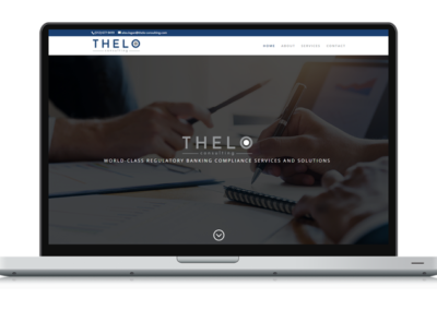Thelo Consulting Logo Responsive Web Design