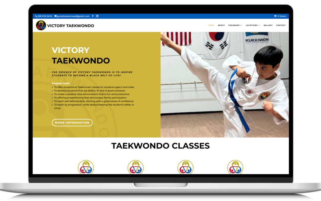 NEW WEBSITE: VICTORY TAEKWONDO